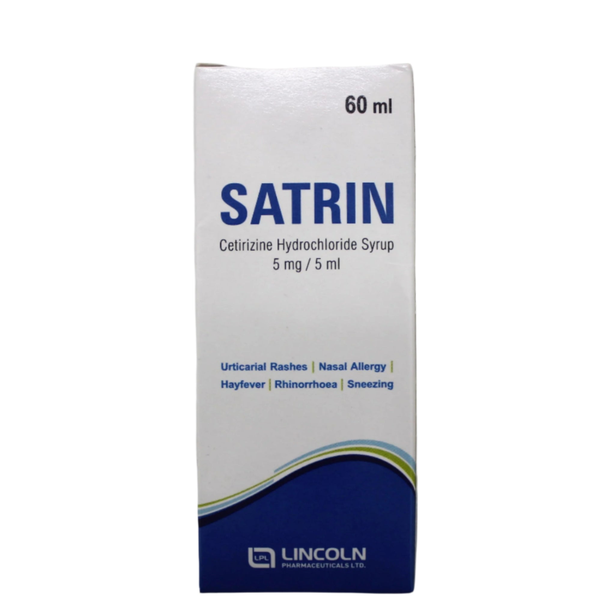 Cetrizine Syrup Satrin 30ml - Hospitech and Pharma Limited