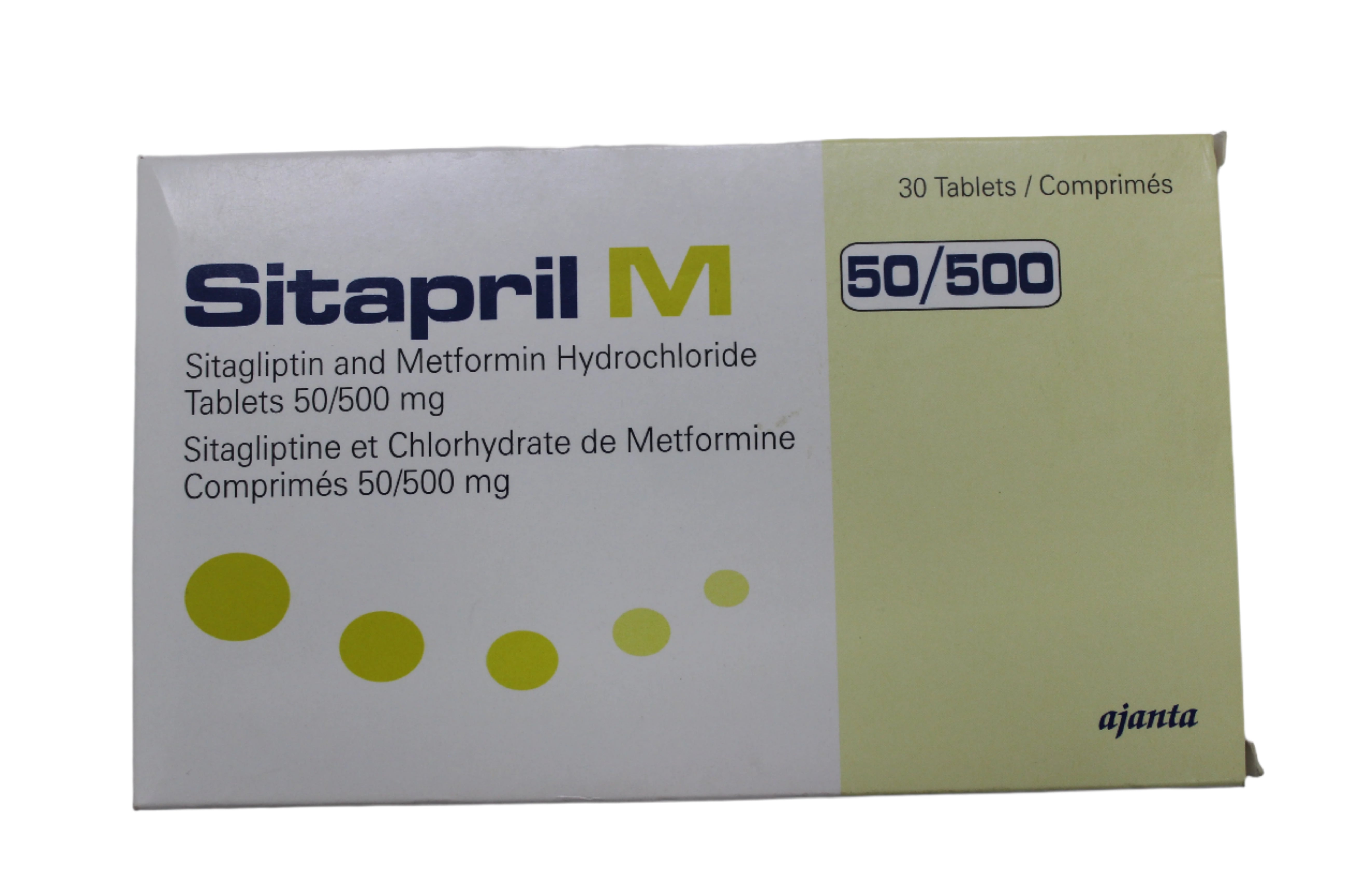 Sitagliptin + Metformin -Sitapril50/1000mg 30's