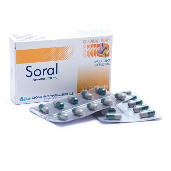 Tenoxicam -Soral 10's - Hospitech and Pharma Limited