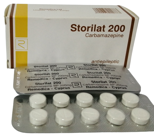 Carbamazipine Tablets 200mg -Storilat 100's - Hospitech and Pharma Limited