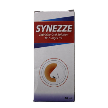 Cetrizen Syrup -Synezer 60ml - Hospitech and Pharma Limited