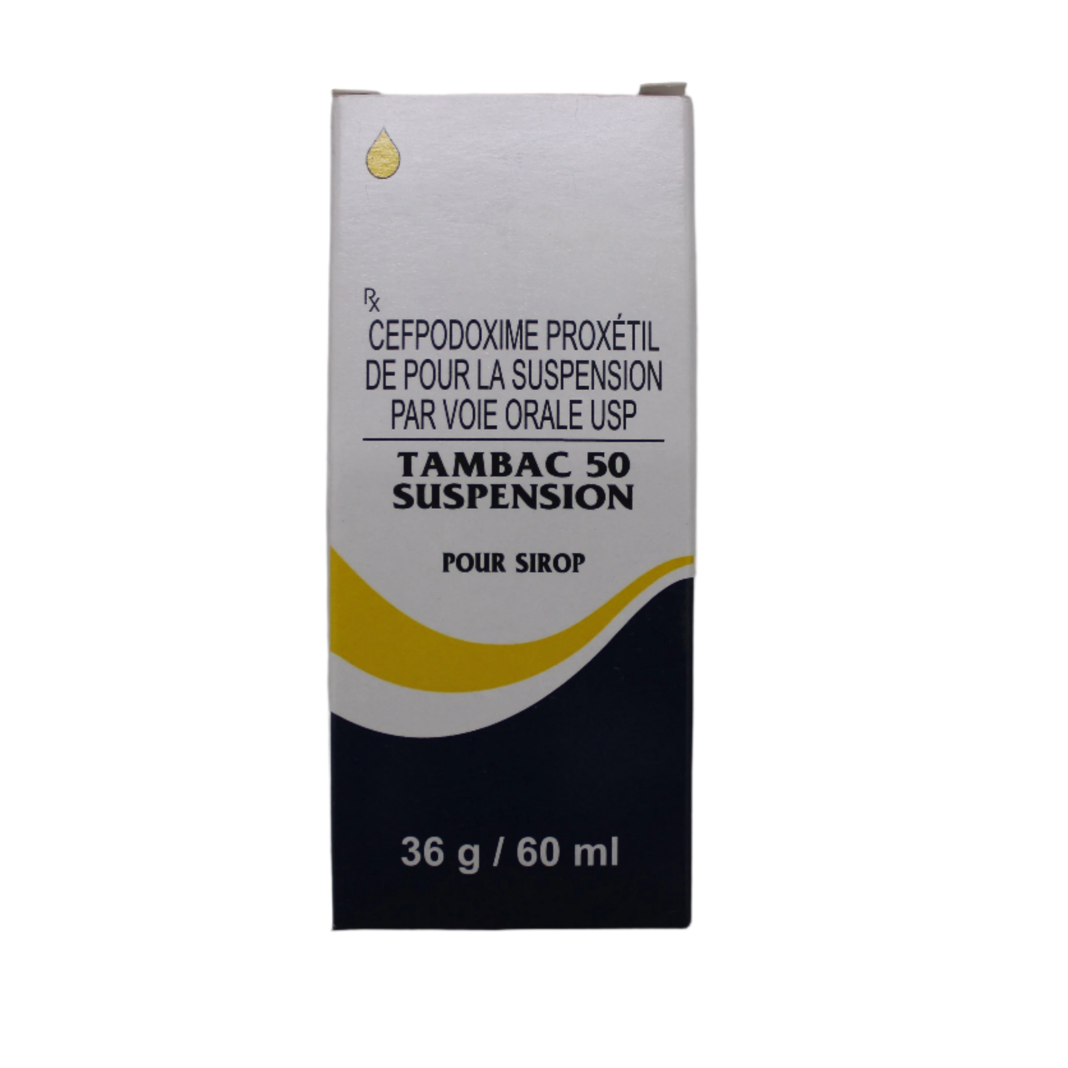 Cefpodoxime 50mg Susp -Tambac 60ml