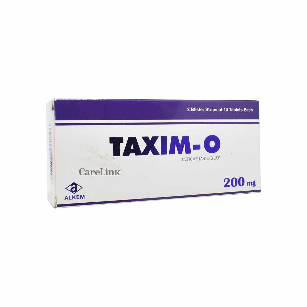 Cefixime 200mg tablets - Taxim-O
