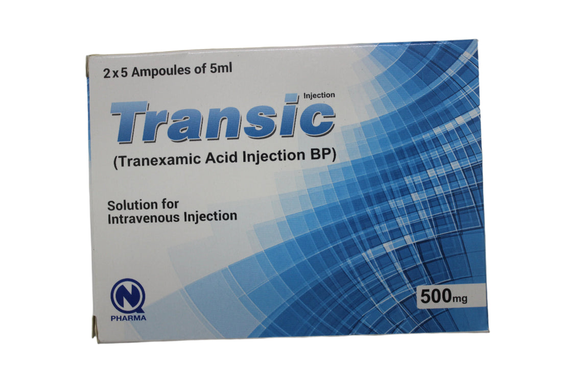 Inj Tranexamic acid (trexamine)- Transic - Hospitech and Pharma Limited
