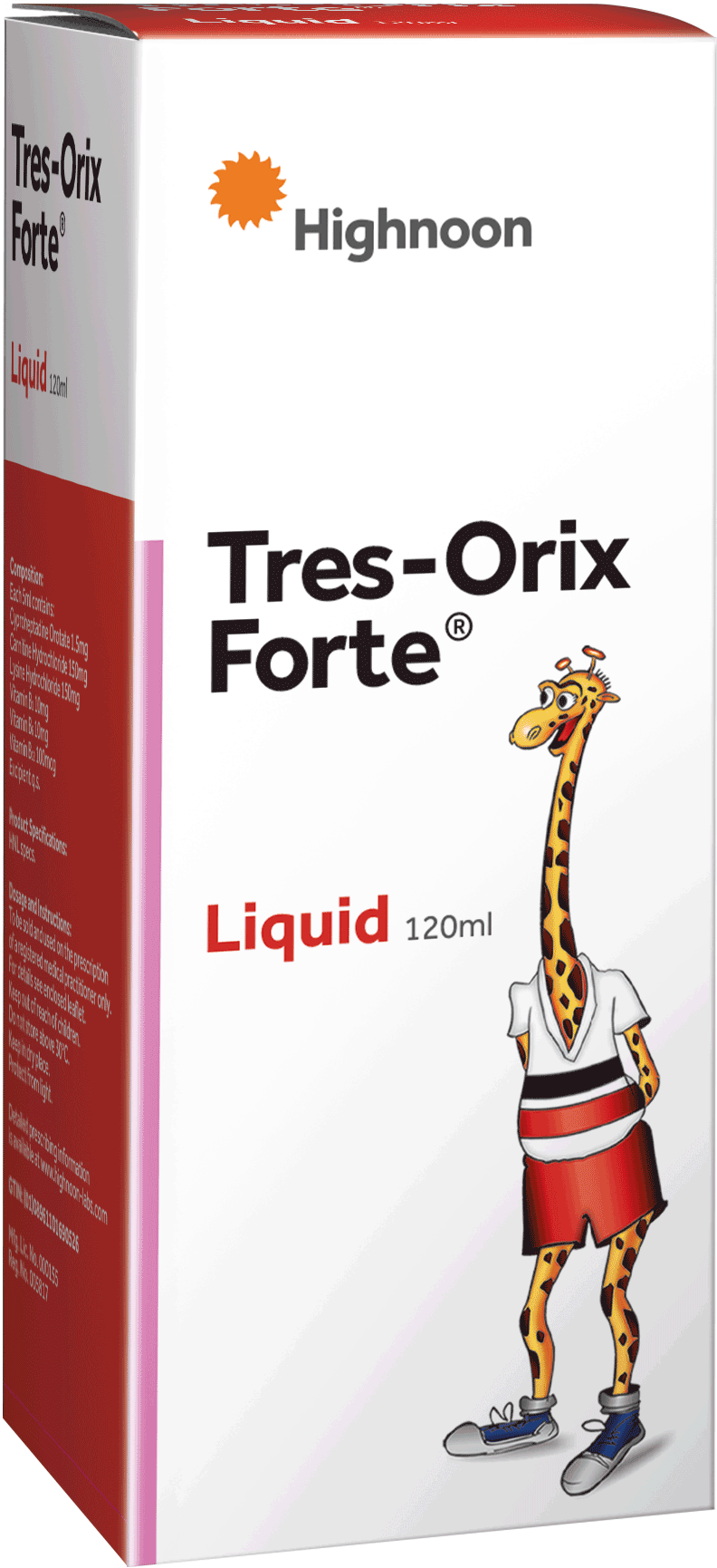 Tres Orix Forte Susp 100ml - Hospitech and Pharma Limited