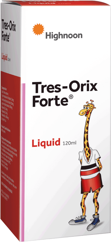 Tres Orix Forte Susp 100ml - Hospitech and Pharma Limited