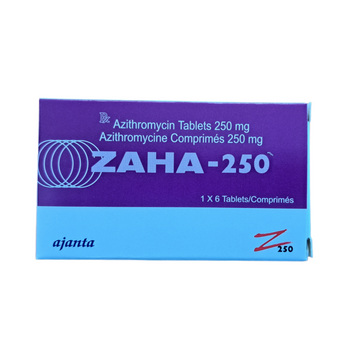 Zaha 250mg 6's - Hospitech and Pharma Limited