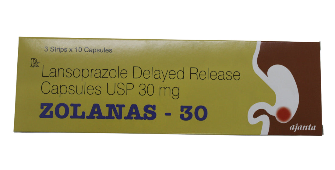 Lansoprazole Tabs -Zolanas 30's - Hospitech and Pharma Limited