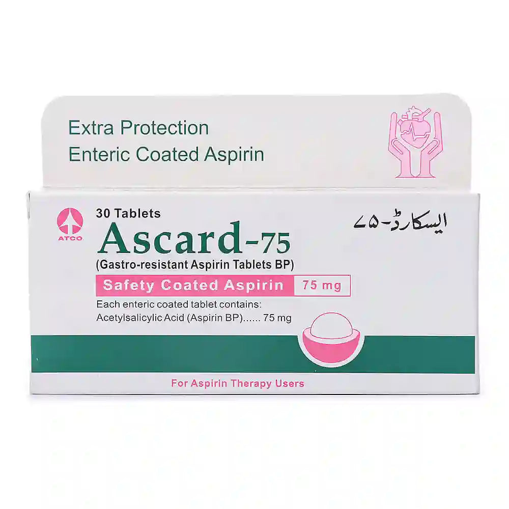 Ascard-75mg tablets - Hospitech and Pharma Limited