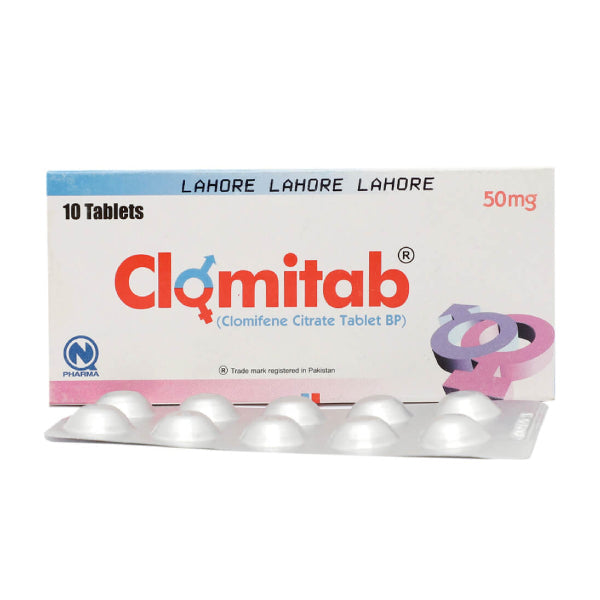 Clomifene Tabs - Clomitab 10's - Hospitech and Pharma Limited