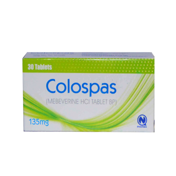 Mebeverine Tabs -Colospas 30's - Hospitech and Pharma Limited