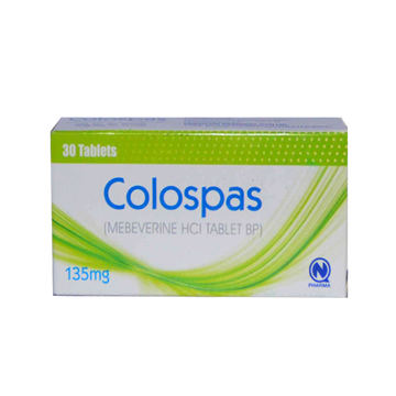 Mebeverine Tabs -Colospas 30's - Hospitech and Pharma Limited