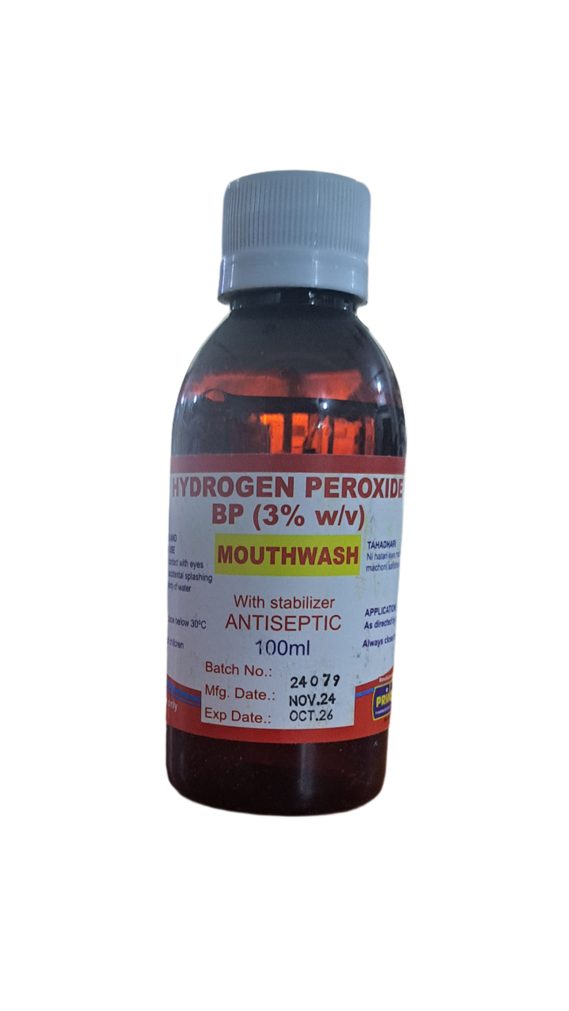 Hydrogen Peroxide (H2O2) - Hospitech and Pharma Limited