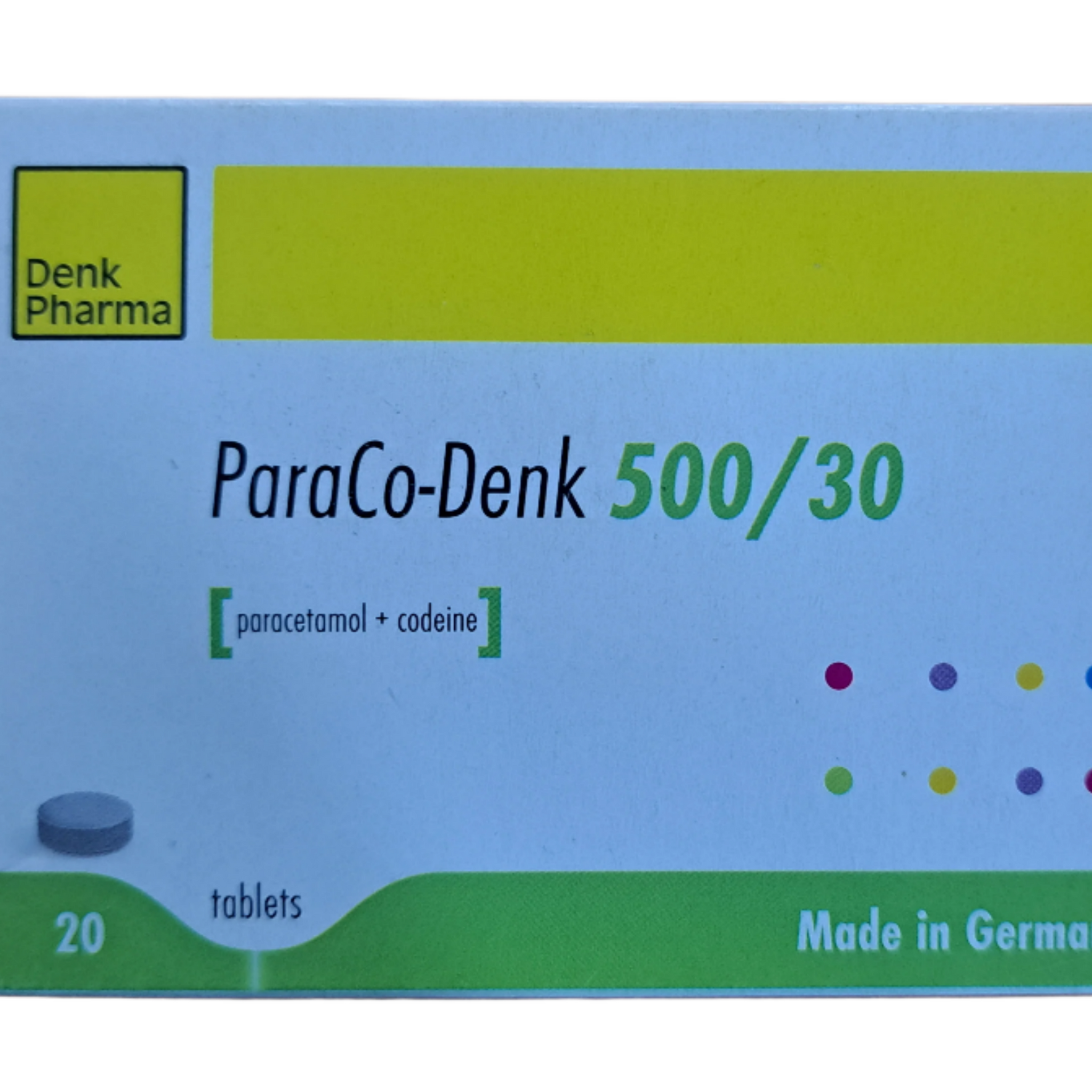 Paraco -Denk 500/30mg 20's - Hospitech and Pharma Limited