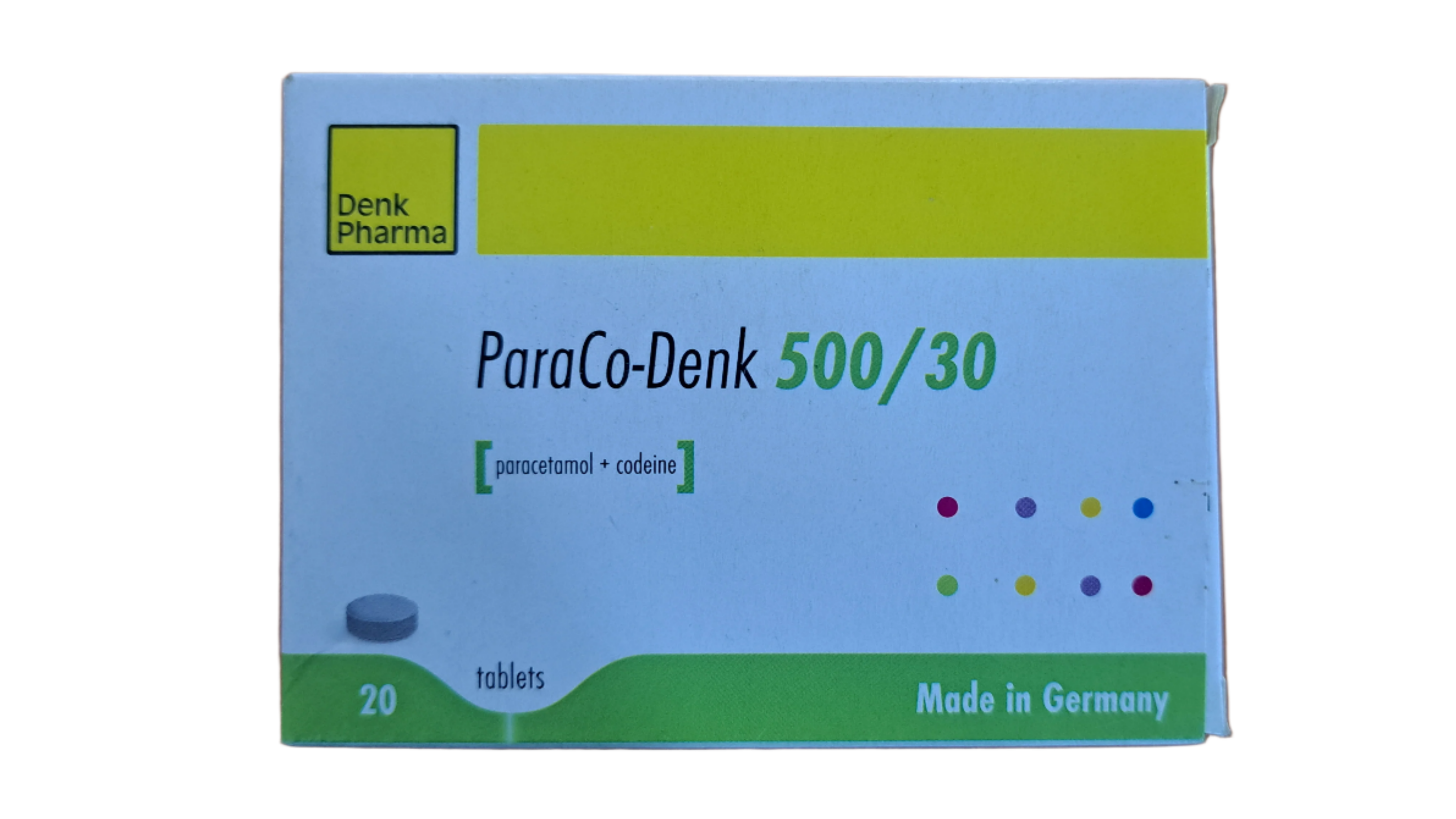 Paraco -Denk 500/30mg 20's