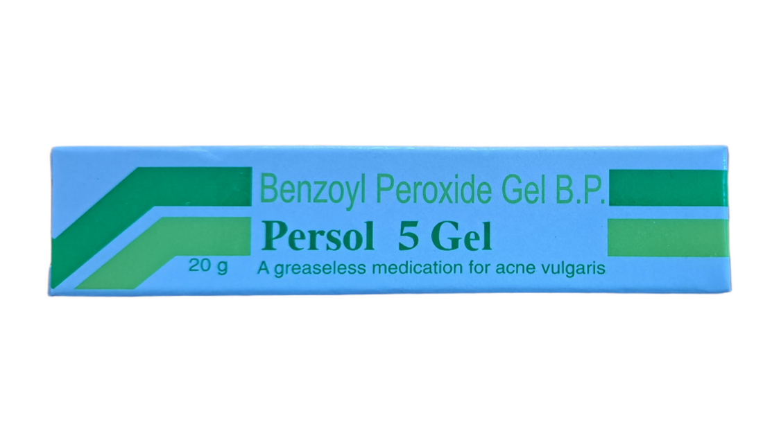 Benzoyl peroxide- Persol 5 Gel - Hospitech and Pharma Limited