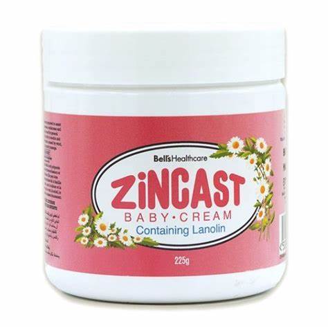 Zincast Baby Cream 225g - Hospitech and Pharma Limited